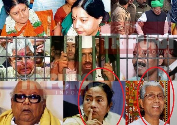 Dictator CMs always doomed to rot in Prison : after Jayalalithaa, Sasikalaâ€¦.is next Mamata, Manikâ€™s turn for involvement in multicrore MGNREGA, Rose Valley Chit Fund scams ???